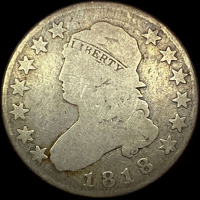 1818 Capped Bust Quarter NICELY CIRCULATED