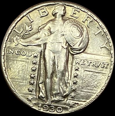 1930 Standing Liberty Quarter CLOSELY UNCIRCULATED. 1930 Standing Liberty Quarter CLOSELY 