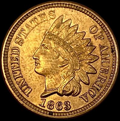 1863 Indian Head Cent UNCIRCULATED