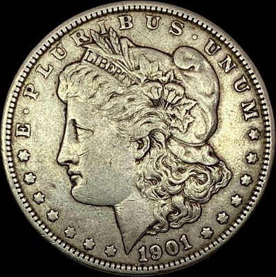 1901 Morgan Silver Dollar NEARLY UNCIRCULATED