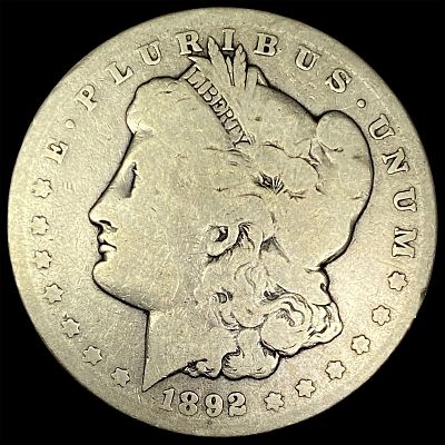 1892-CC Silver Morgan Dollar NICELY CIRCULATED. 1892-CC Silver Morgan Dollar NICELY CIRCULATED