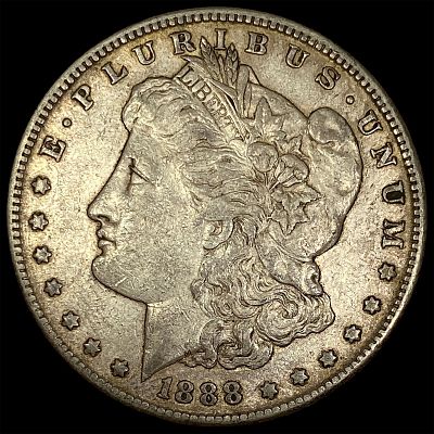 1888-S Silver Morgan Dollar NEARLY UNCIRCULATED. 1888-S Silver Morgan Dollar NEARLY UNCIRCULATED