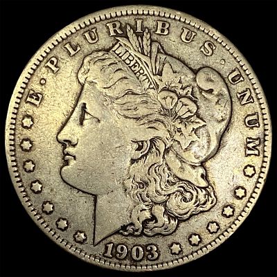 1903-S Silver Morgan Dollar LIGHTLY CIRCULATED. 1903-S Silver Morgan Dollar LIGHTLY CIRCULATED