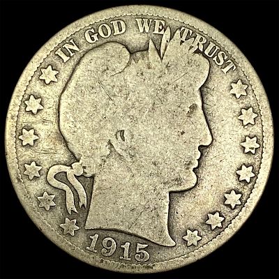 1915 Barber Half Dollar NICELY CIRCULATED