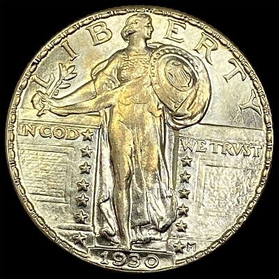 1930 Standing Liberty Silver Quarter UNCIRCULATED. 1930 Standing Liberty Silver Quarter UNCIRCULATED