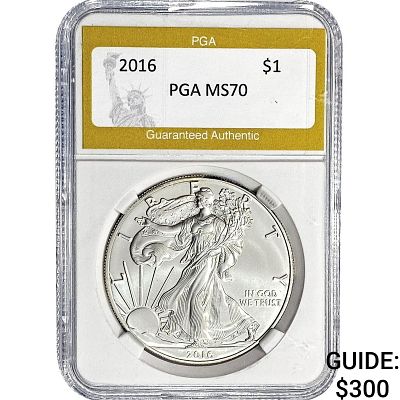 2016 Silver Eagle PGA MS70