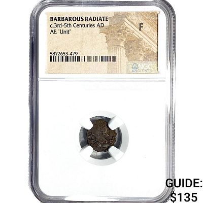 Barbarous Radiate c.3rd-5th Centuries AD AE'Unit' NGC F