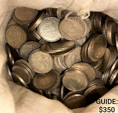 [10 Coins] 1936-1939 Germany Silver 2 Reichsmark