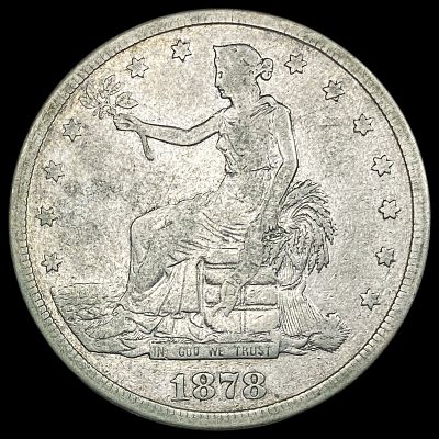 1878-S Silver Trade Dollar LIGHTLY CIRCULATED