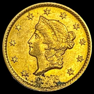 1853 Gold $1 Liberty Head UNCIRCULATED