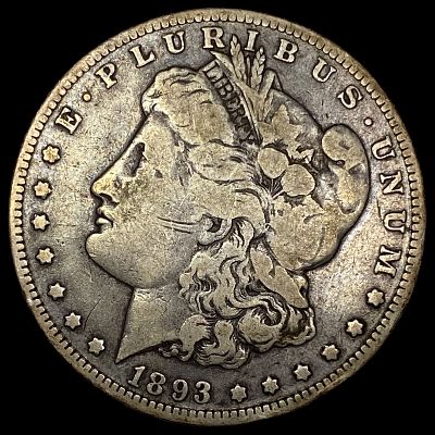 1893-O Silver Morgan Dollar ABOUT UNCIRCULATED. 1893-O Silver Morgan Dollar ABOUT UNCIRCULATED
