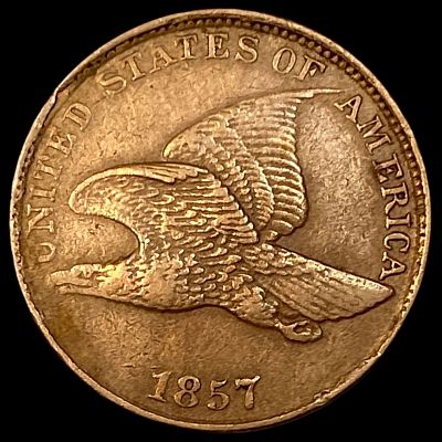 1857 Flying Eagle Cent CLOSELY UNCIRCULATED