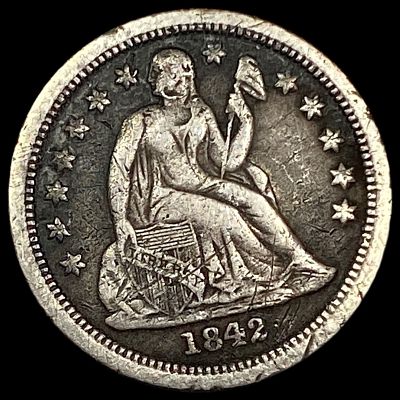 1842-O Silver Seated Liberty Dime HIGH GRADE