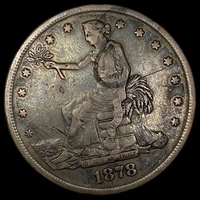 1878-S Silver Trade Dollar LIGHTLY CIRCULATED
