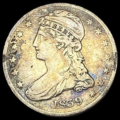 1839 Capped Bust Half Dollar ABOUT UNCIRCULATED. 1839 Capped Bust Half Dollar ABOUT UNCIRCULATED