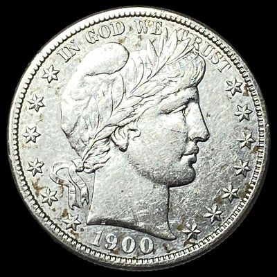 1900-S Silver Barber Half Dollar CHOICE AU