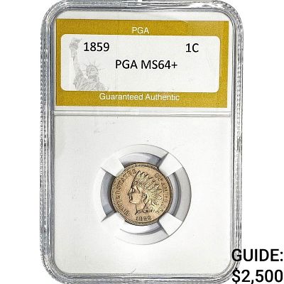 1859 Indian Head Cent PGA MS64+
