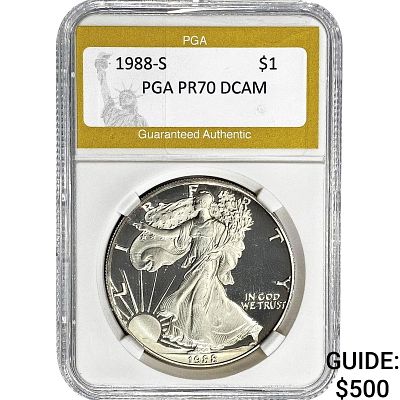 1988-S Silver Eagle PGA PR70 DCAM
