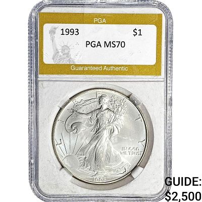 1993 Silver Eagle PGA MS70