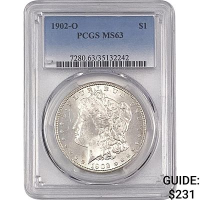 1902-O Morgan Silver Dollar PCGS MS63