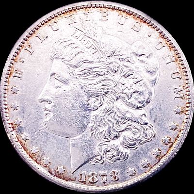 1878-CC Silver Morgan Dollar CLOSELY UNCIRCULATED. 1878-CC Silver Morgan Dollar CLOSELY UNCIRCULATED