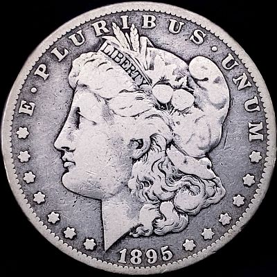 1895-O Silver Morgan Dollar LIGHTLY CIRCULATED. 1895-O Silver Morgan Dollar LIGHTLY CIRCULATED