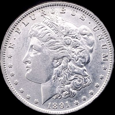 1891-O Silver Morgan Dollar CLOSELY UNCIRCULATED. 1891-O Silver Morgan Dollar CLOSELY UNCIRCULATED