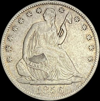 1856-O Seated Liberty Half Dollar NEARLY UNCIRCULATED. 1856-O Seated Liberty Half Dollar NEARLY 
