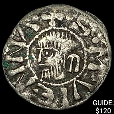 Medieval France, Vienne Archbishops 1100-1200's Silver Denier CLOSELY UNCIRCULATED