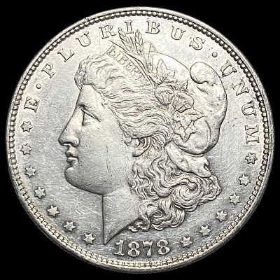 1878 8TF Silver Morgan Dollar CLOSELY UNCIRCULATED. 1878 8TF Silver Morgan Dollar CLOSELY 