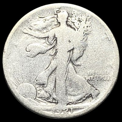 1921-S Walking Liberty Half Dollar NICELY CIRCULATED. 1921-S Walking Liberty Half Dollar NICELY 