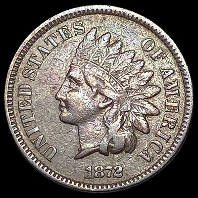 1872 Indian Head Cent LIGHTLY CIRCULATED