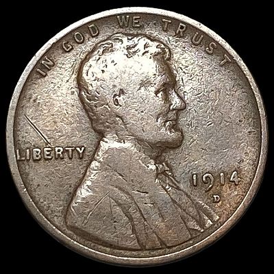 1914-D Lincoln Wheat Cent NICELY CIRCULATED