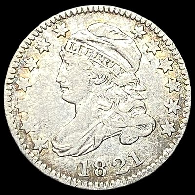 1821 Capped Bust Dime ABOUT UNCIRCULATED