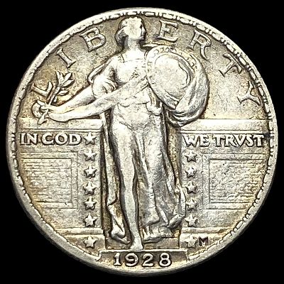 1928 Standing Liberty Quarter CLOSELY UNCIRCULATED. 1928 Standing Liberty Quarter CLOSELY 