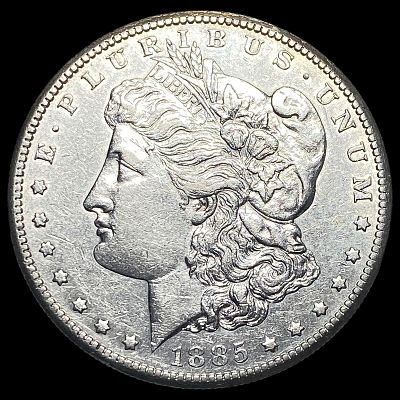 1885-S Morgan Silver Dollar CLOSELY UNCIRCULATED. 1885-S Morgan Silver Dollar CLOSELY UNCIRCULATED