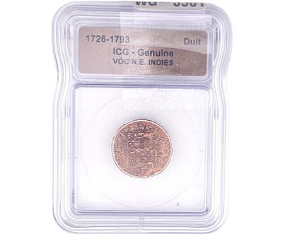 1726-1793 VOC N.E. INDIES Duit ICG Genuine