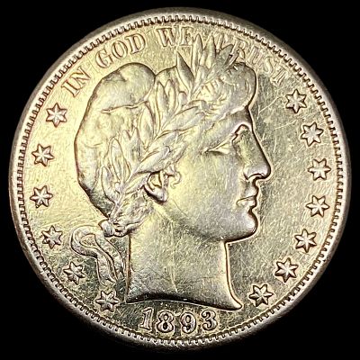 1893-S Silver Barber Half Dollar HIGH GRADE