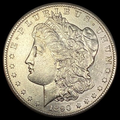 1890-S Silver Morgan Dollar CHOICE AU