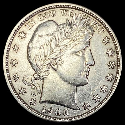 1900 Barber Half Dollar CLOSELY UNCIRCULATED