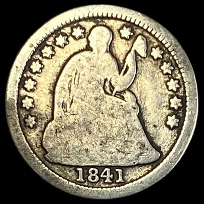 1841-O Seated Liberty Half Dime NICELY CIRCULATED