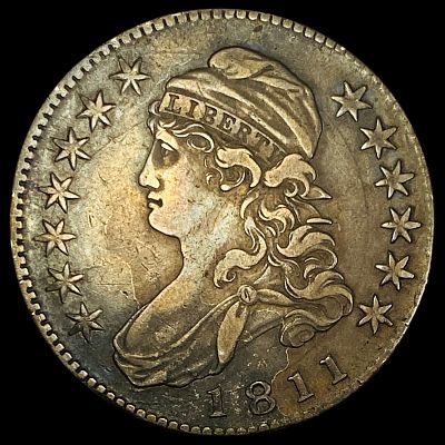 1811 Capped Bust Half Dollar NEARLY UNCIRCULATED
