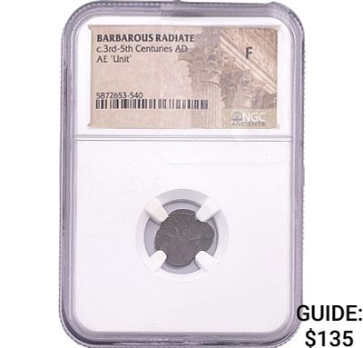 Barbarous Radiate c.3rd-5th Centuries AD AE 'Unit' NGC F