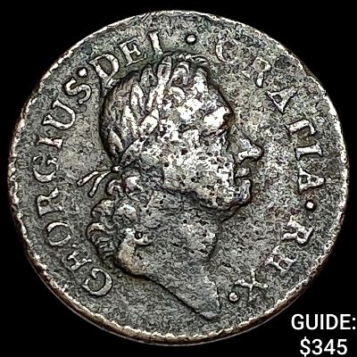 1723 Ireland George I Copper Farthing HIGH GRADE