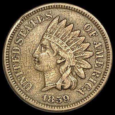 1859 Indian Head Cent LIGHTLY CIRCULATED