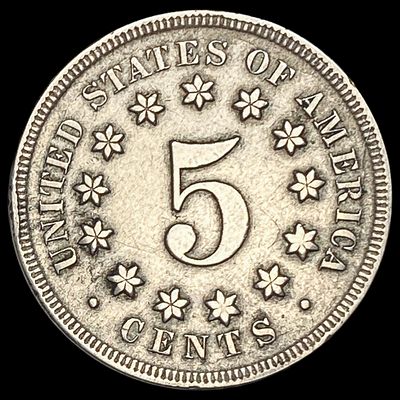 1868 Shield Nickel CLOSELY UNCIRCULATED