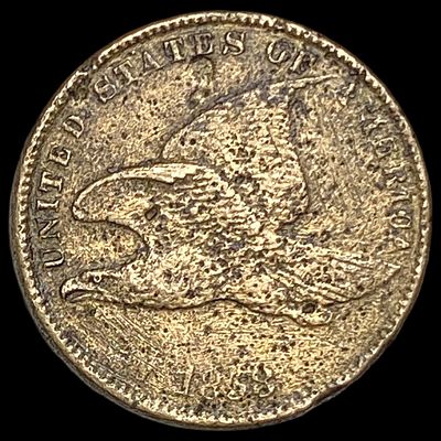 1858 Copper-Nickel Flying Eagle Cent HIGH GRADE