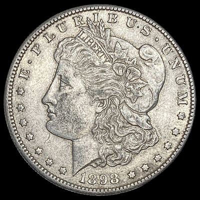1898-S Silver Morgan Dollar CLOSELY UNCIRCULATED