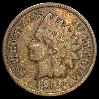 1909-S Indian Head Cent NEARLY UNCIRCULATED