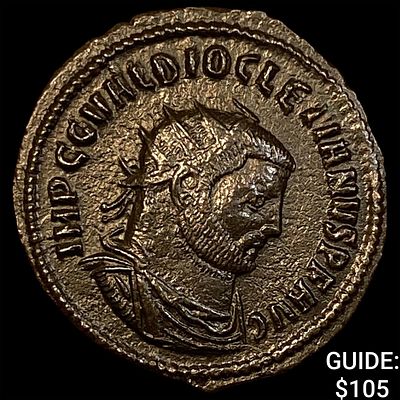 Roman Diocletian 284-305 AD BI Nummus CHOICE AU